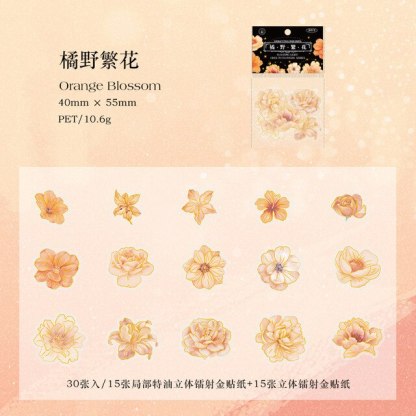 30pcs/1lot Scrapbook Sticker Vintage Decorative-JournalTale