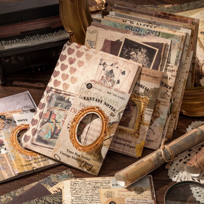 20pcs/lot Memo Pads Material Paper capsule Junk Journal-JournalTale