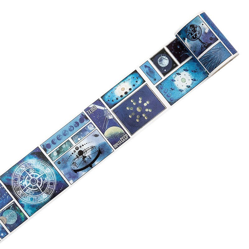 Universe Design Masking Tapes Decorative Washi Tapes-JournalTale