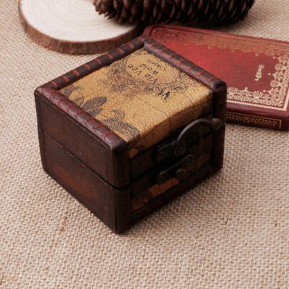 1Pcs Mini Wooden Storage Box Case Jewellery Cufflinks-JournalTale