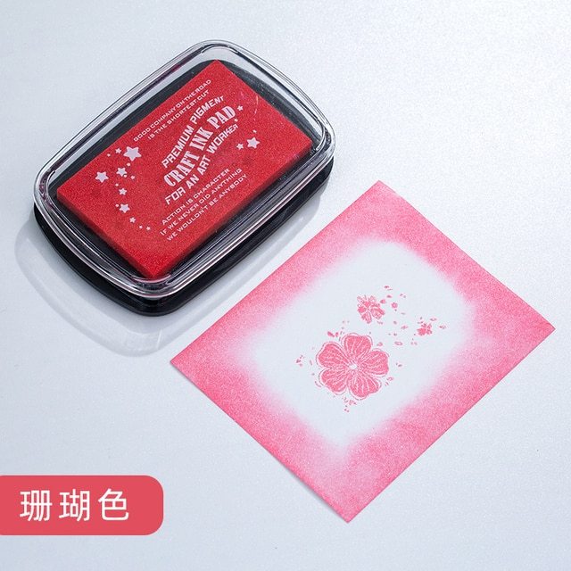 6 Colors Big Size Inkpad Craft Oil Based DIY Ink Pads-JournalTale