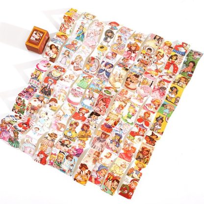 100pcs Vintage Textured Paper Material Paper-JournalTale