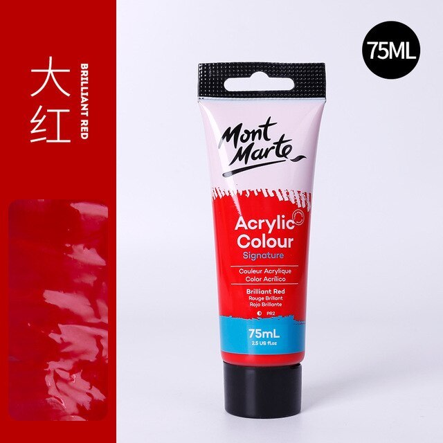 24 Colors 75ml Artist Acrylic Premium Paint-JournalTale