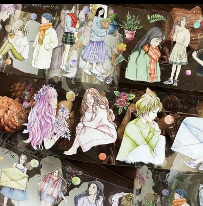 1 Loop Autumn Dreams Girl Washi PET Tape-JournalTale