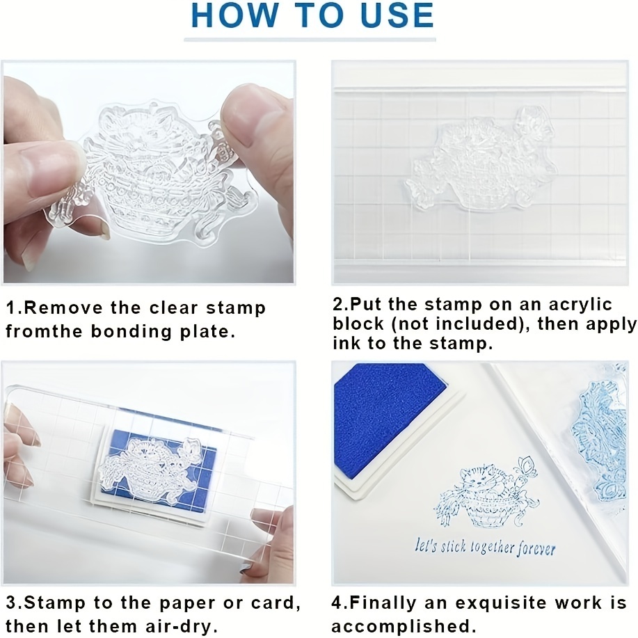 Transparent Silicone Stamp Christmas Card Stamp-JournalTale