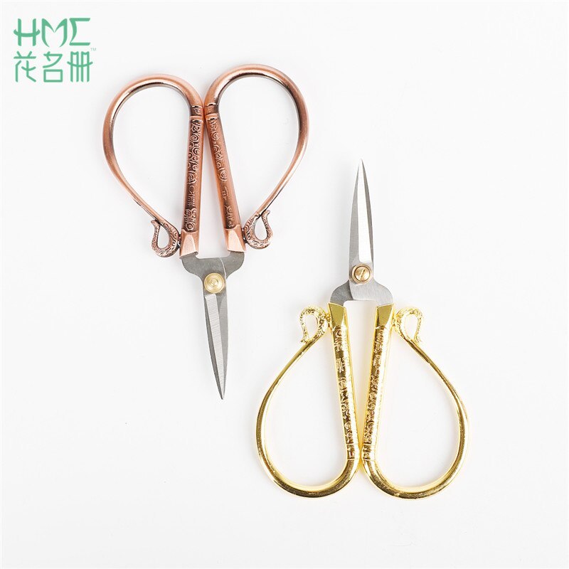 1pc/lot Durable Stainless Steel Vintage Classic Scissors-JournalTale