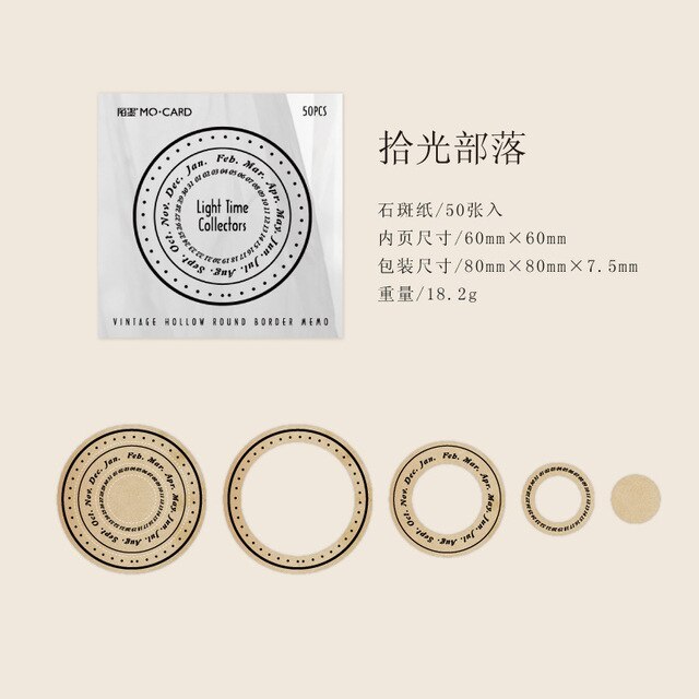 Vintage Dial plate Theme Materia Bookmarks Decoration Notepad-JournalTale