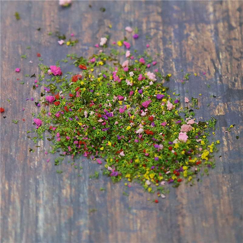 Retro art simulation flower and grass simulation tree powder-JournalTale