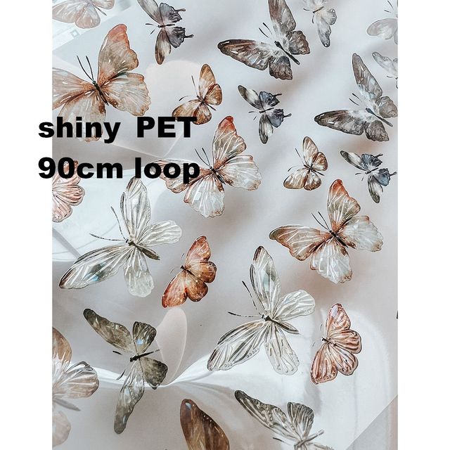 1 Loop Taiwan Meow Collection Floral Washi PET Tape-JournalTale