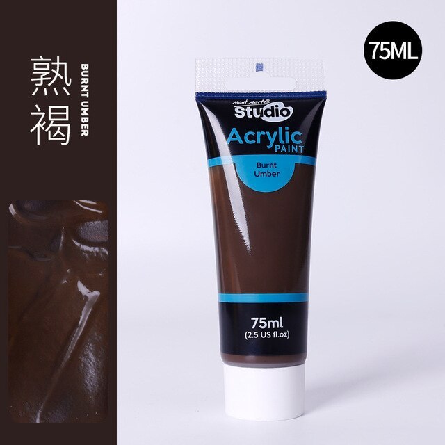 24 Colors 75ml Artist Acrylic Premium Paint-JournalTale