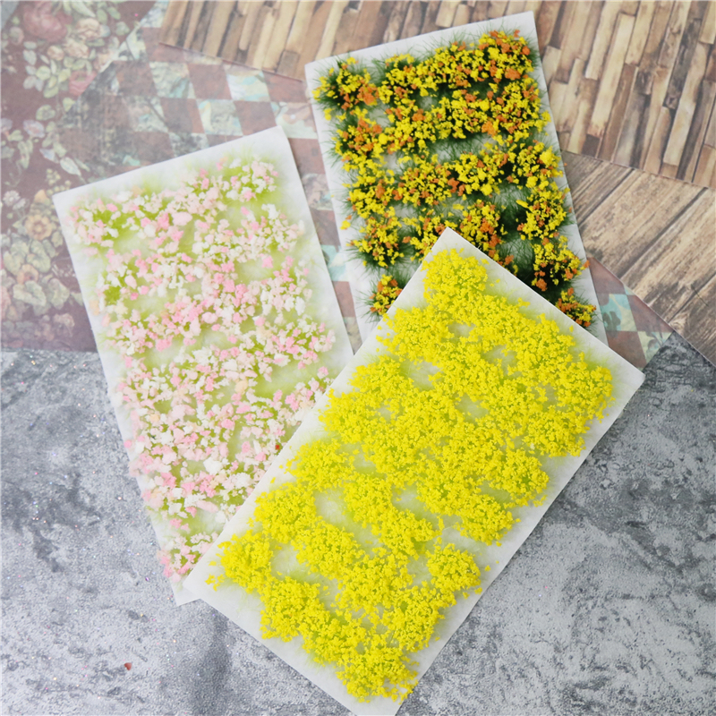 Retro art simulation flower and grass simulation tree powder-JournalTale