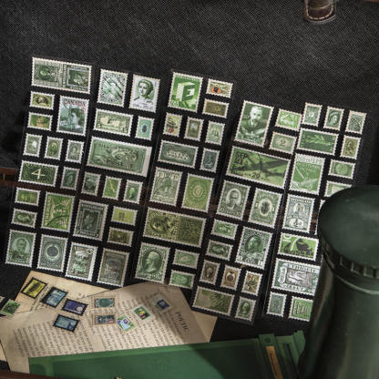 5pcs/pack Sticker Stamp Collection Series RetroStickers Scrapbooking-JournalTale