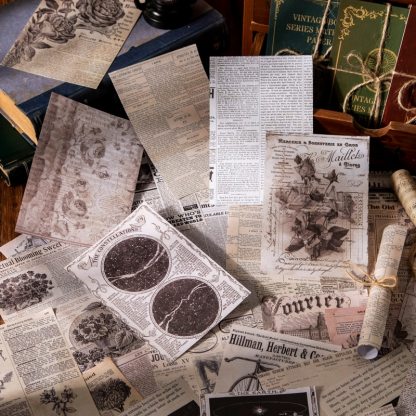 30 pcs/lot Vintage Material paper DIY Decorative collage-JournalTale