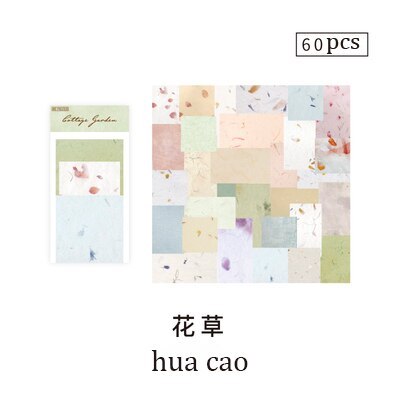 60pcs Ins Style Creative Small Fresh Retro Journal Material-JournalTale