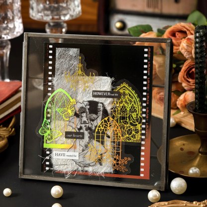 30PCS European Style Retro Gilding Sticker Pack-JournalTale