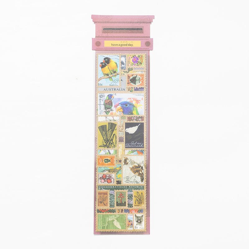 5pcs/pack Sticker Stamp Collection Series RetroStickers Scrapbooking-JournalTale