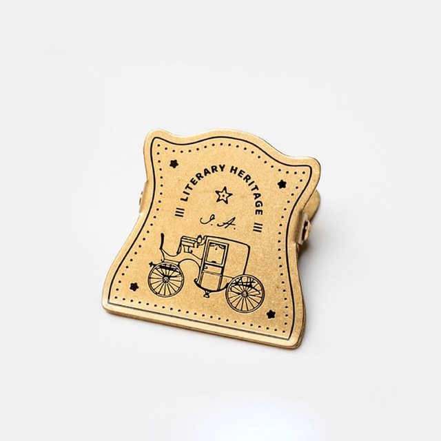 Vintage Brass Paper Clip Stationery-JournalTale