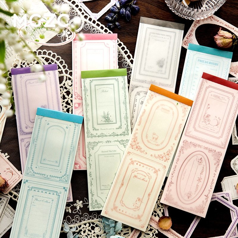 30pcs/lot Memo Pads Material Paper Secret-JournalTale