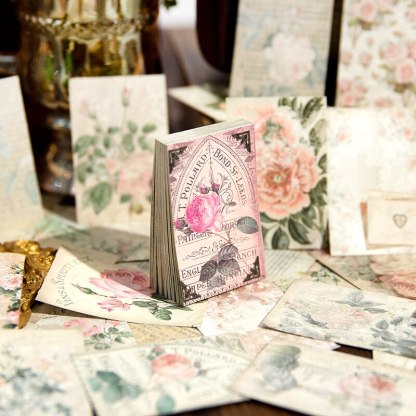 60 sheets Double-side Printed Vintage Material Paper-JournalTale