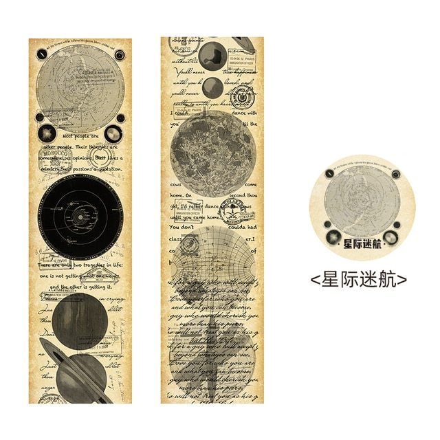 European Vintage Plant Washi Tape Stickers Junk Journal-JournalTale