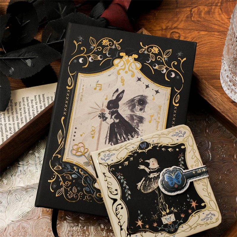 A5 Gothic Note Magnetic Buckle Book Retro-JournalTale