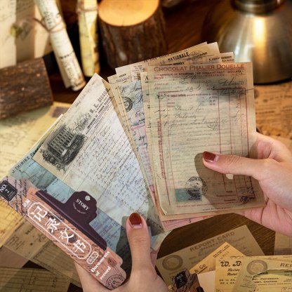 Vintage Style Design Paper Aesthetic Junk Journal Material-JournalTale