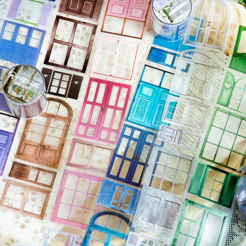 5x200cm Dull Polish Window Sticker Tape-JournalTale