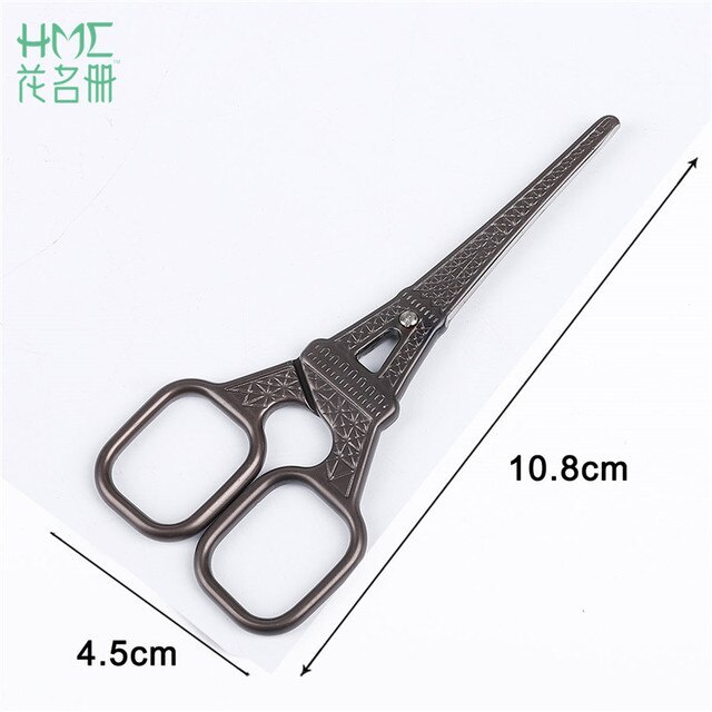 1pc/lot Durable Stainless Steel Vintage Classic Scissors-JournalTale