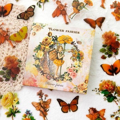 30pcs/pack Butterfly Stickers Waterproof PET Scrapbooking-JournalTale