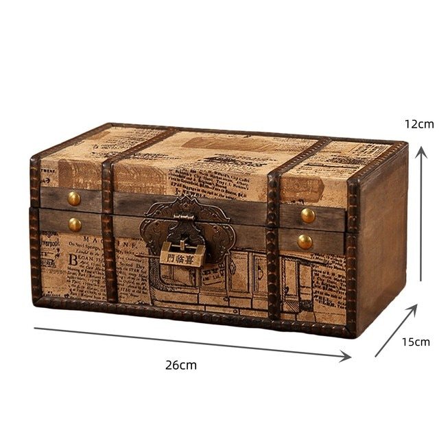 Wood Box Large Capacity Jewelry Case Moisture-proof-JournalTale