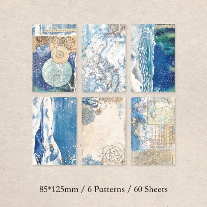 60Sheets Vintage Paper  Flowers-JournalTale