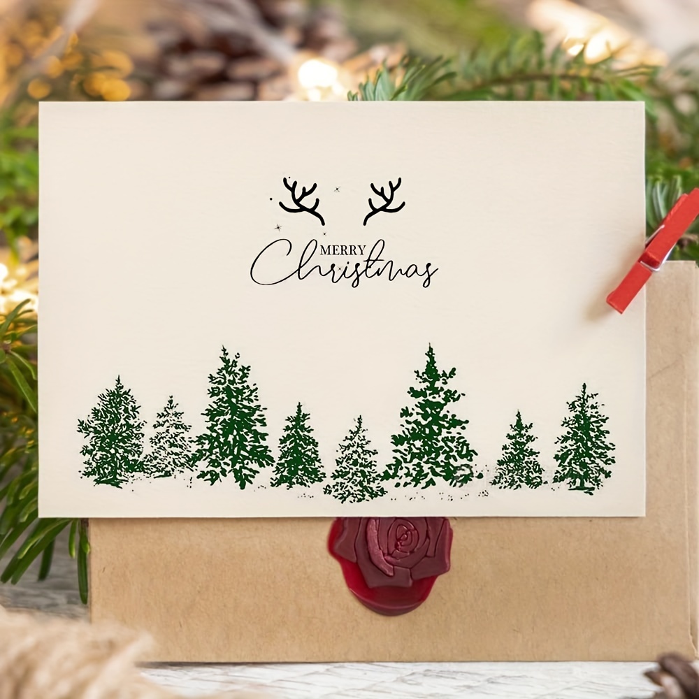 Transparent Silicone Stamp Christmas Card Stamp-JournalTale