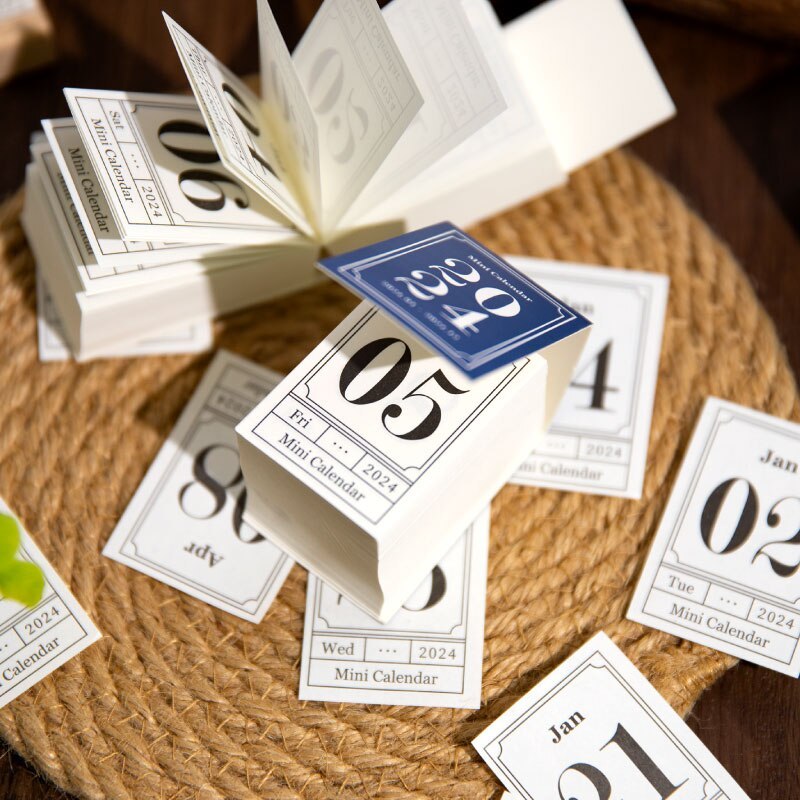 365 days Mini Desktop Calendar Table Calendar Memo Planner-JournalTale