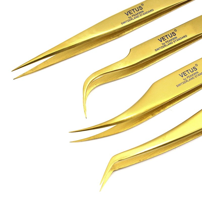 Golden colors Tweezers-JournalTale