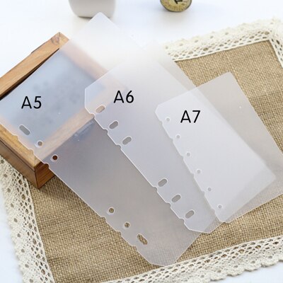 Diary 2023 A7 A6 A5 Transparent Loose Leaf Binder Notebook-JournalTale