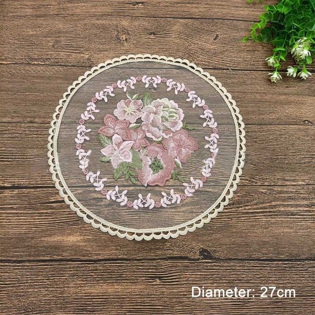 1Pcs for Dining Table Embroidery Craft Placemat-JournalTale