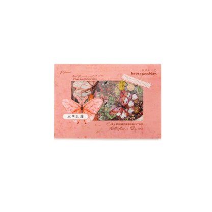 30Sheets Butterfly Stickers PET Material Handbook-JournalTale