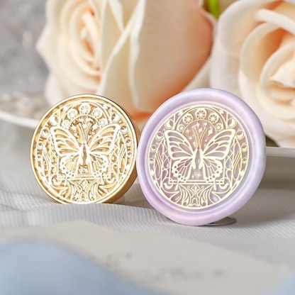 Butterfly Wax Seal Stamp Vintage Craft Sealing Stamp-JournalTale