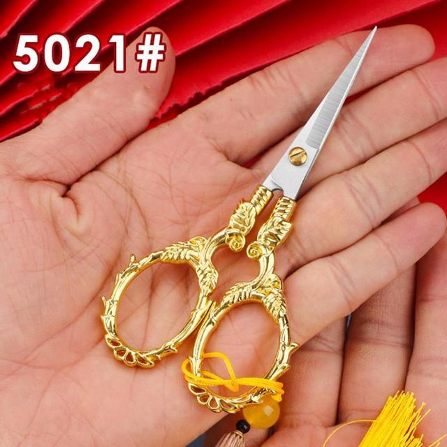 Antique Scissors Retro Cross Stitch Black Vintage Scissor-JournalTale