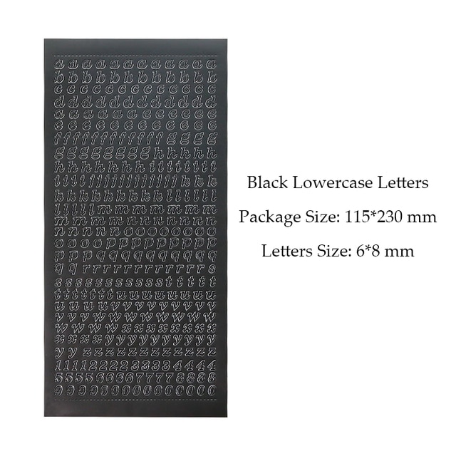 1 Sheet PVC Waterproof Durable Korean Golden Silver-JournalTale
