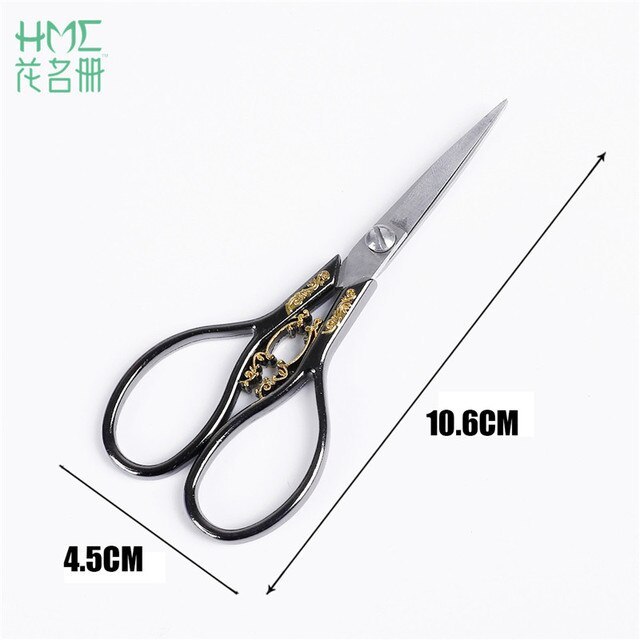 1pc/lot Durable Stainless Steel Vintage Classic Scissors-JournalTale