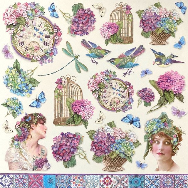 Vintage Ballet Elegance Stickers Crafts And stickers book-JournalTale