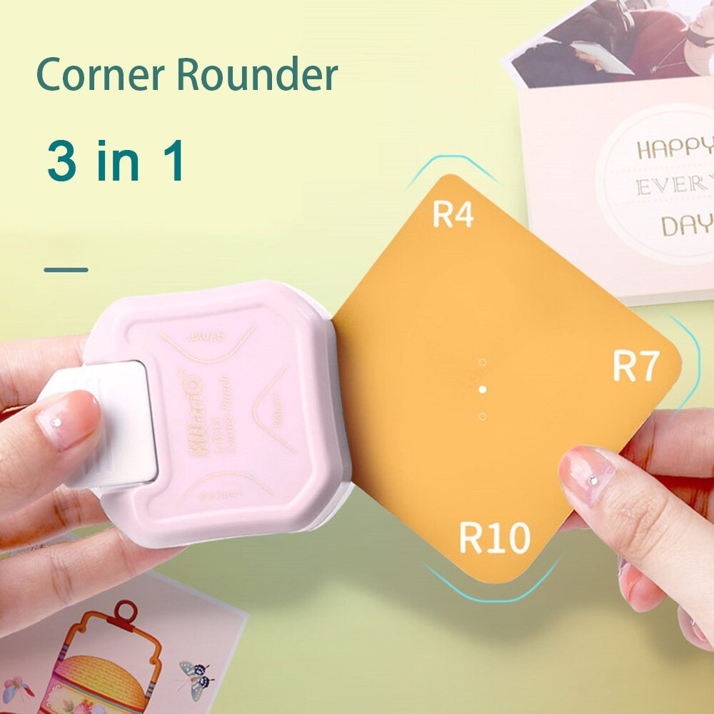 3 In 1 Corner Rounder Border Punches for Scrapbooking-JournalTale