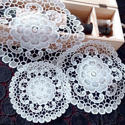 Lace Coaster Plate Bowl Insulation Pad-JournalTale