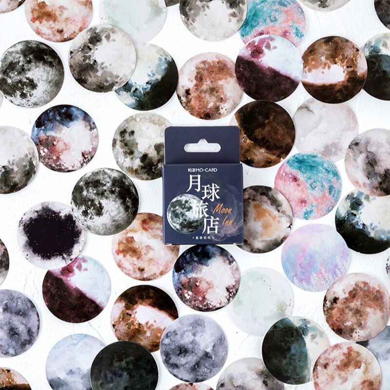 45pcs/pack Vintage Rooftop Coffee Shop Stickers Set-JournalTale