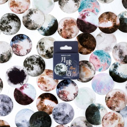 45pcs/pack Vintage Rooftop Coffee Shop Stickers Set-JournalTale