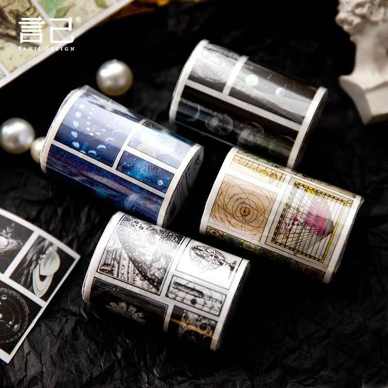Universe Design Masking Tapes Decorative Washi Tapes-JournalTale