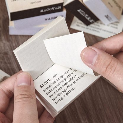 100pcs Dictionary Library Series Material Paper Scrapbooking-JournalTale