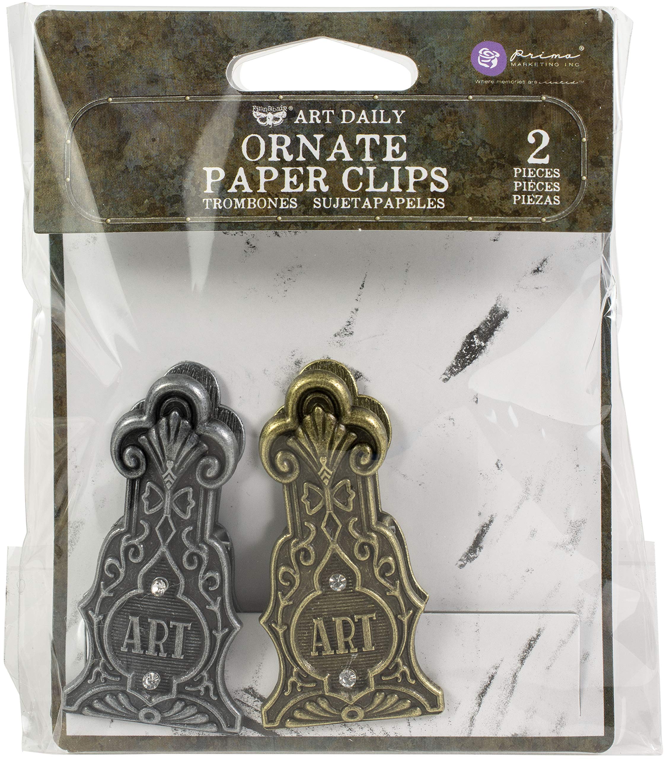 Vintage Pattern Paper Clips Metal Clip-JournalTale