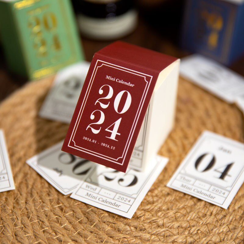365 days Mini Desktop Calendar Table Calendar Memo Planner-JournalTale
